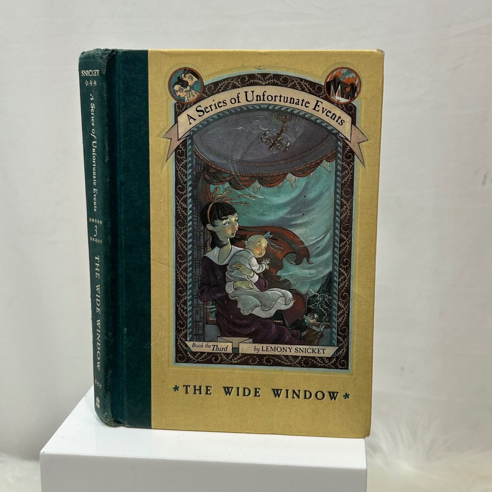 A Series of‎ Unfortunate Events The Wide Window Third Lemony Snicket Hardcover